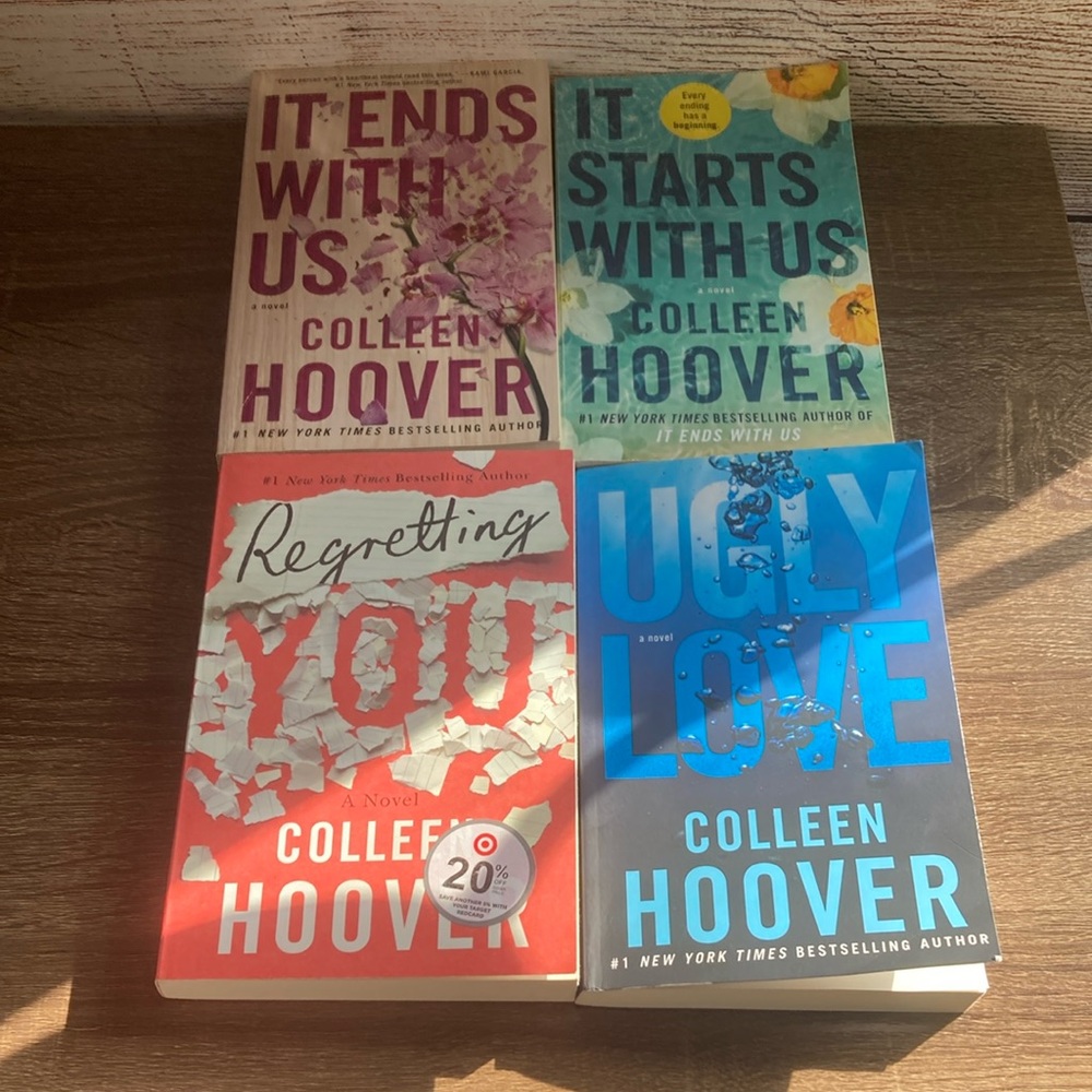 EUC Bundle of 4 Books By Colleen Hoover
